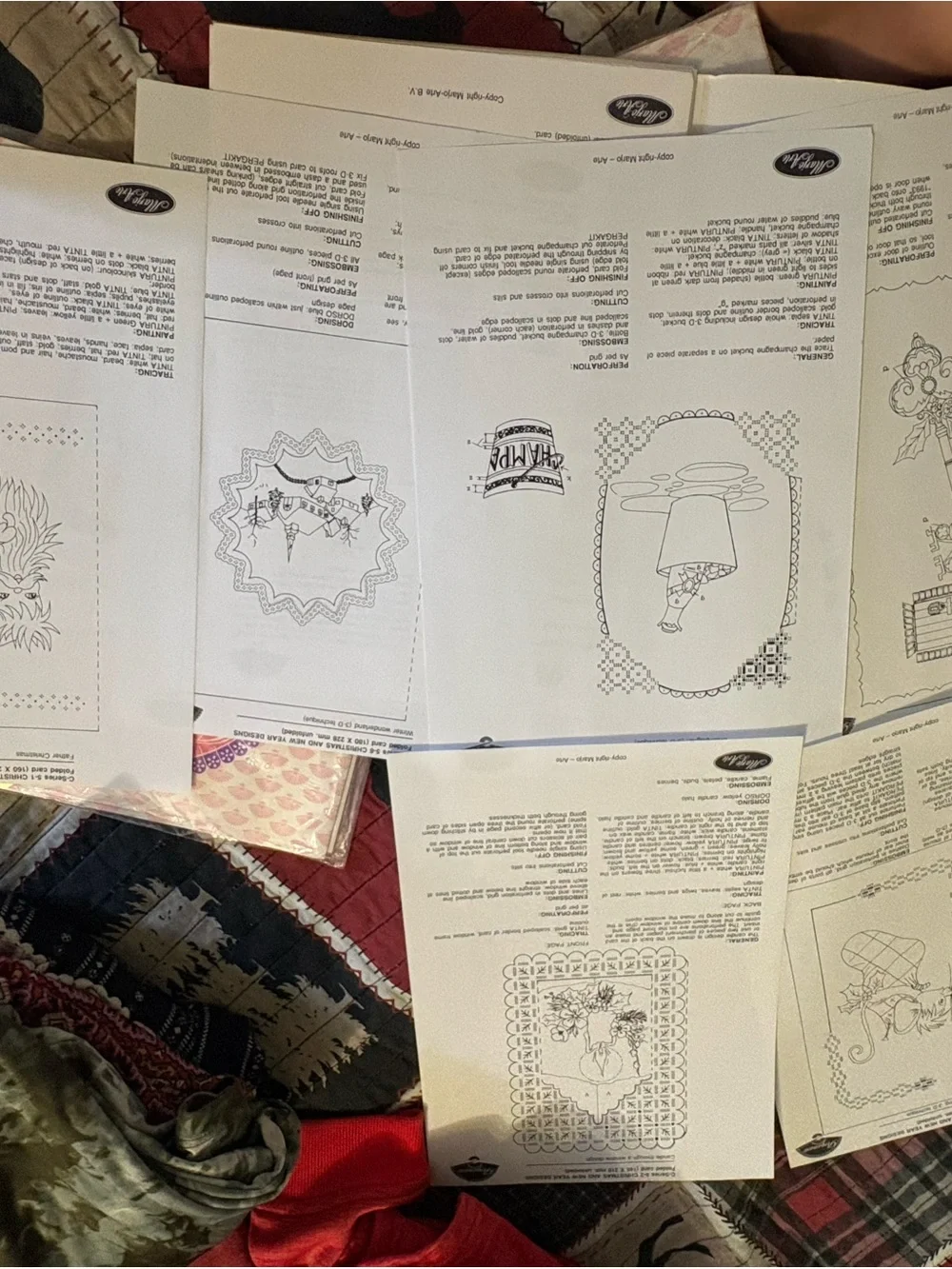 Pergamano parchment craft pattern booklets bundle
